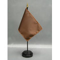 Spice Brown Nylon Standard Color Flag Fabric